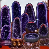 Natural Uruguay Amethyst Cave Purple Deode Ornaments Treasure Basin Demagnetization Radiation Protection 1