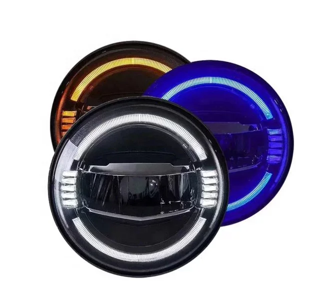 

Modified Full Led Headlamp Headlight With A Touch Of Blue Function For Jeep Wrangler JK Head Lamp Head Light 2007-2017