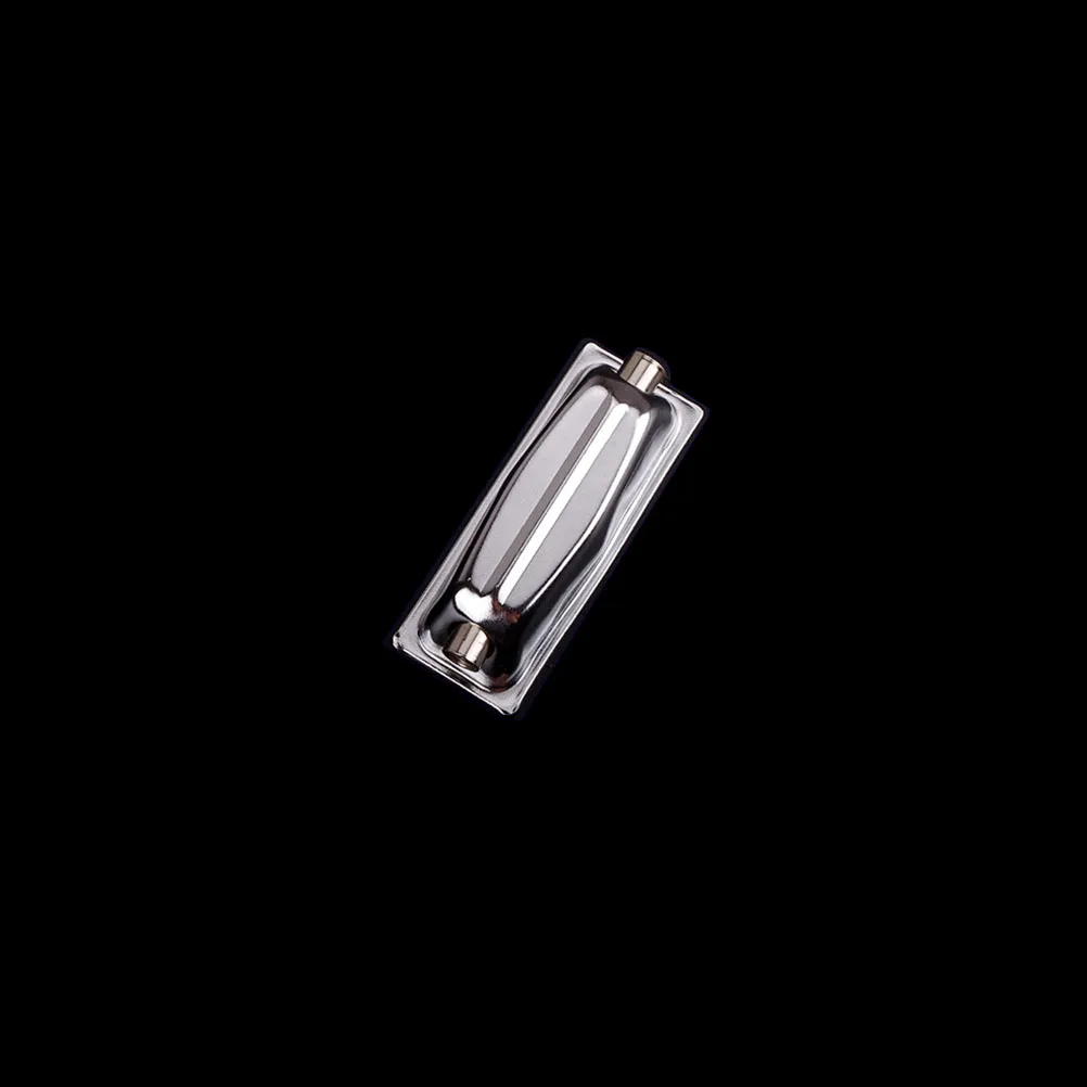 2pcs Double-end Snare Drum Lug Connector Silver New Double-end Ear Drum Lug Hooks Connector Set Parts Accessories