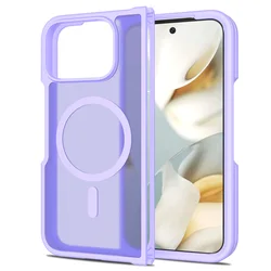 Enhanced Skin Feel Magnetic Phone Case with Magsafe Wireless Charging Compatibility - Pixel 10 Pro Fold (Purple)