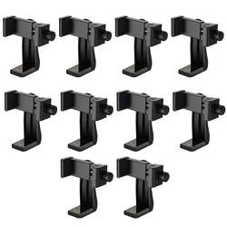 Universal Rotatable Tripod Adapter with Adjustable Mount (10pcs Phone Clip)