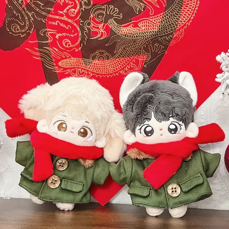 10cm baby clothes, winter coat, cotton doll accessories, changing dolls 3