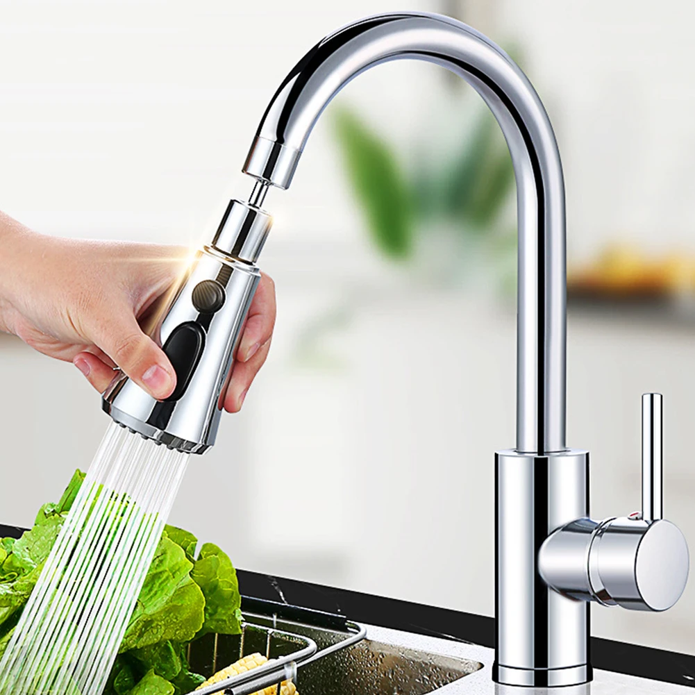 Universal 360° Rotate Kitchen Faucet Extender Aerator Spray Shower Head