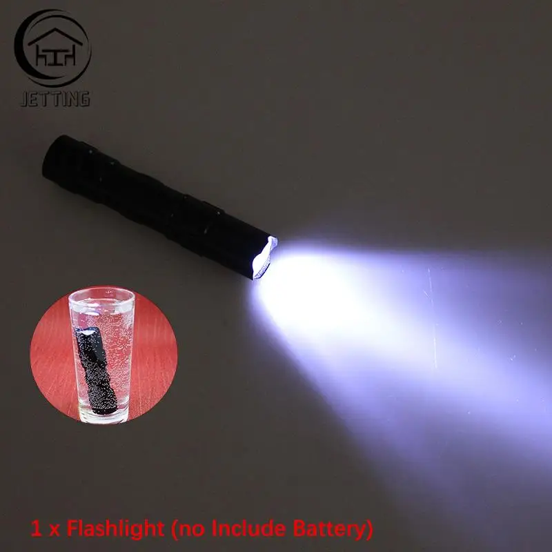 1PC New Waterproof Mini Hot! LED Flashlight Torch Pocket Light Portable Lantern AA Battery Powerful Led For Hunting Camping