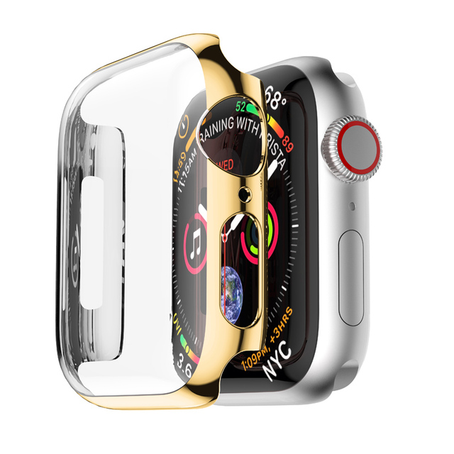 case For Apple Watch 45mm 44mm 42mm/41mm 40mm 38mm screen protector watch Accessorie iwatch apple watch serie 5 4 3 6 SE 7