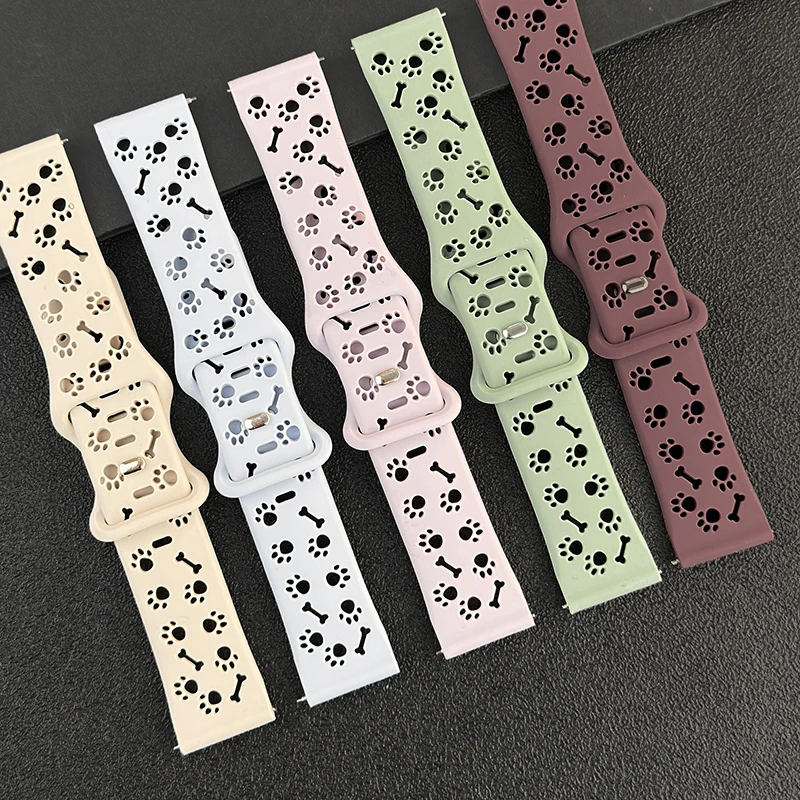 Versatile Silicone Watch Strap - Premium Adjustable Band in Multiple Widths