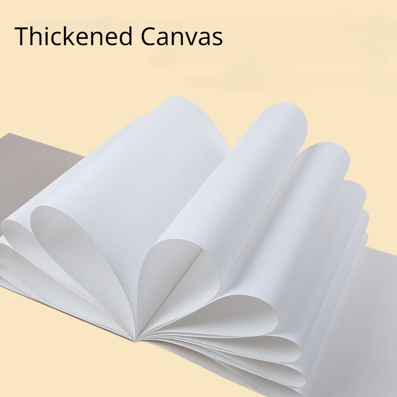 A4/A5 Art Oil Painting Paper White Cotton Canvas Painting Book for Beginners Practice Paint Acrylic Oil Stick Canvas