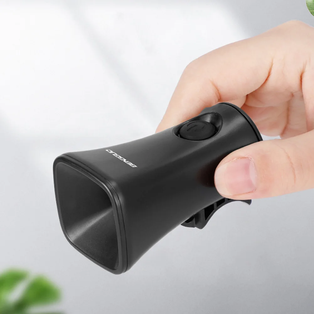 Electric Bike Horn 120dB Bicycle Bell Rechargeable Loud Cycling Horn 5 Modes Bike Bell for Mountain Road Bike Scooters