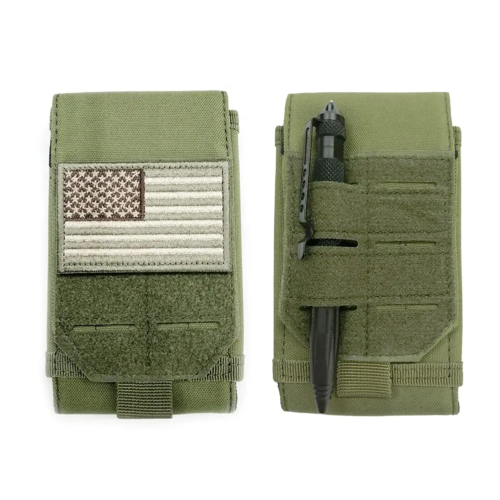 Tactical EDC Bag Molle Belt Pouch Vest Pack Cell Phone Waist Bag Outdoor Camping Hunting Mobile Phone Pouch 2