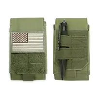 Tactical EDC Bag Molle Belt Pouch Vest Pack Cell Phone Waist Bag Outdoor Camping Hunting Mobile Phone Pouch 2