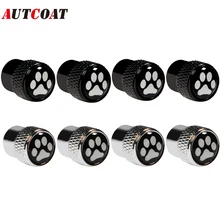 

AUTCOAT 4Pcs/Set Universal Car Wheel Tire Valve Caps Aluminum Alloy for Bike Car Trucks Motorbike Bicycle Tyre Valve Dust Covers