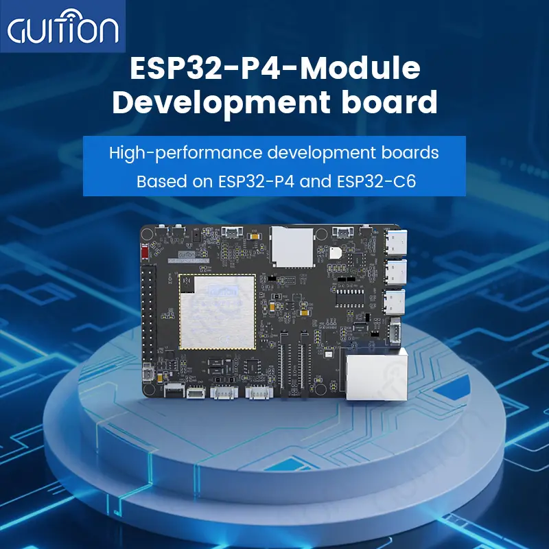 ESP32-P4+ESP32-C6 development board Xiaozhi board | RISC-V high-performance IoT core board image 1