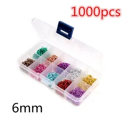 Colorful Open Jump Rings Set (Aluminum 6mm 1000pcs)