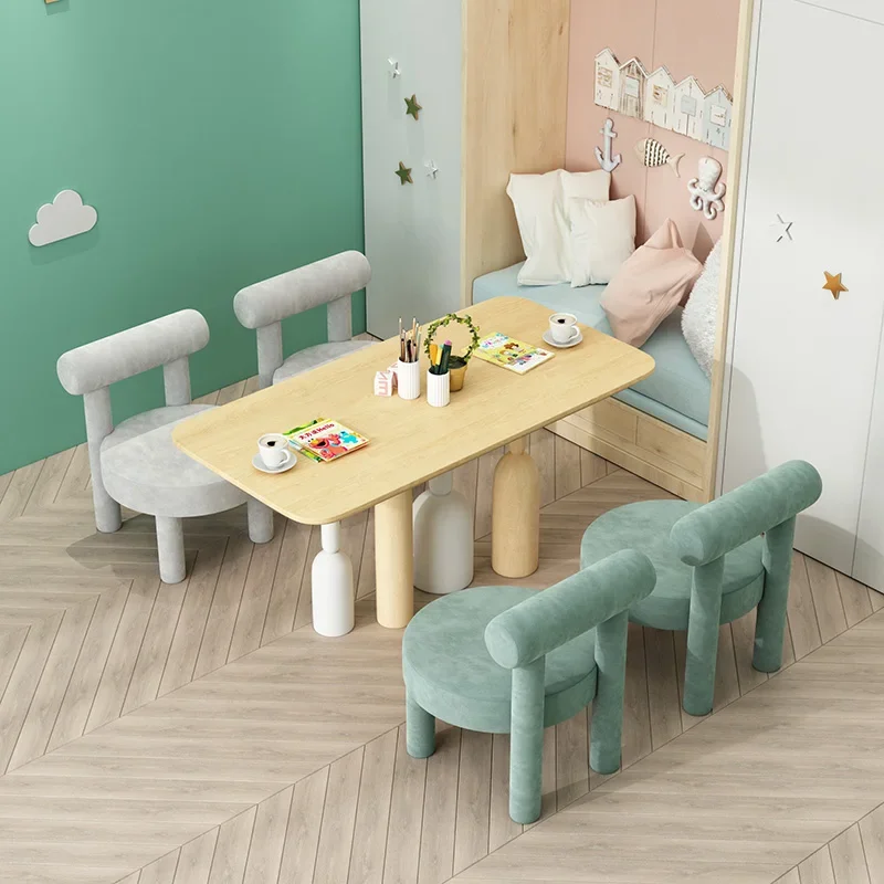 Study Table Desk Children Chair Child School Furniture Supplies Set Kids Room Tables Children's Small Student Childrens