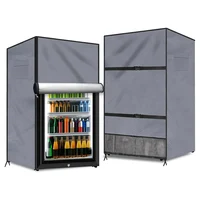 Housse de protection verticale pour réfrigérateur extérieur, anti-poussière, étanche, pour Mini congélateurs verticaux 1