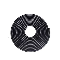 Universal Car Door Edge Protector - U - Shape Rubber Seal Guard Strips - 5M (Black)