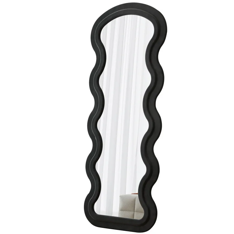 Flannel Wave Floor Mirror 6
