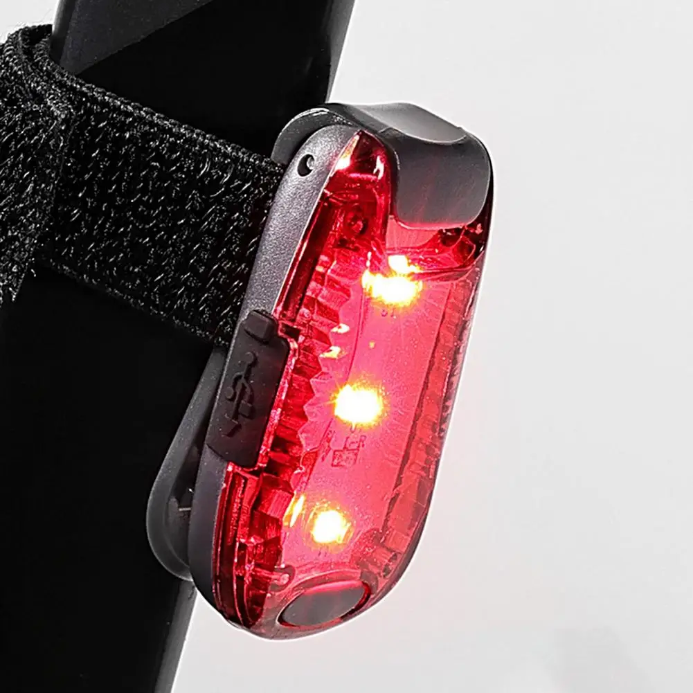 

Bike LED Taillight Waterproof Long Battery Life Rechargeable Illumination Plastic Rust Resistant Warning Taillight for Outdoor