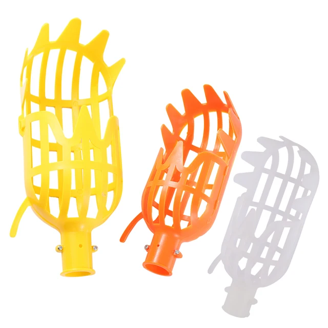1Pc High-altitude Plastic Fruit Picking Tool Garden Orchard Field Basket Fruit Picker Head Apple Pear Peach Lemon Fruits Picking 3