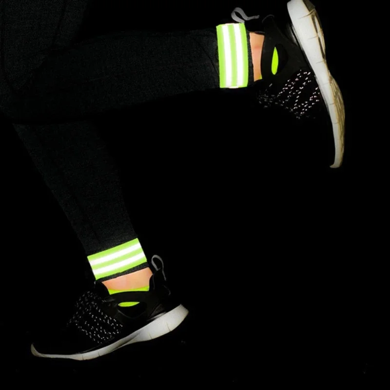 Wrist arm ankle leg reflective tape for nighttime walking cycling running safe
