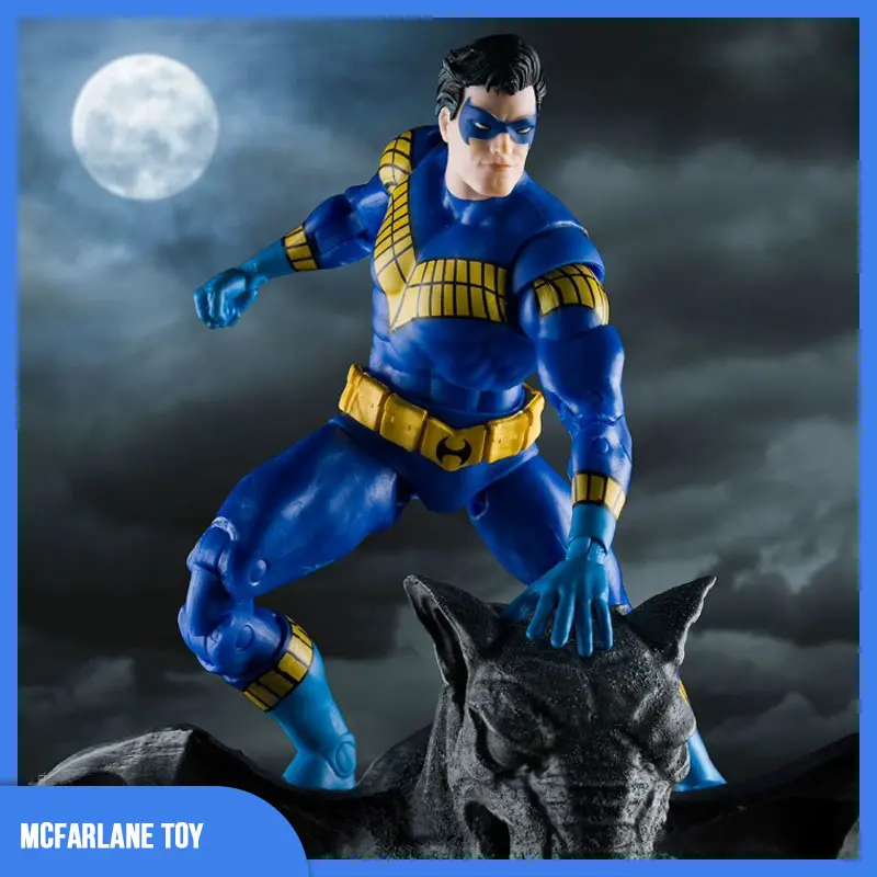 

Original Mcfarlane Toys DC Multiverse Nightwing Knightfall Anime Action Figures Statue Figure Dolls Figuras Figurine Gifts Toy