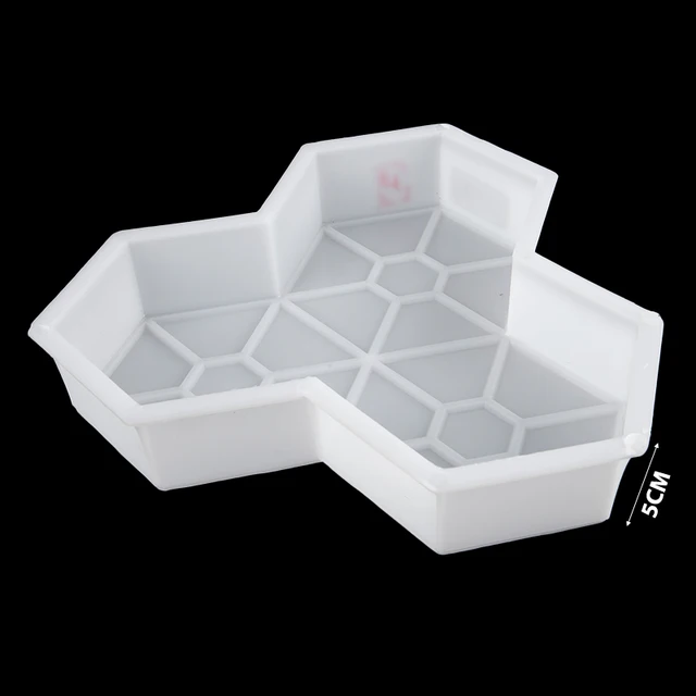 Diy Juharlevél -Ösvény -Készítő Beton Formák Kerti Burkolat Út Tégla Penész - Image 4