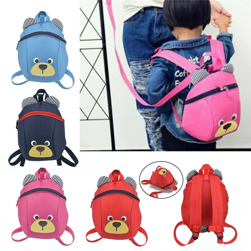 Kids Children Anti-lost Safety Harness Reins Toddler School Backpack Nursery Shoulder Bags Cartoon Bags Preschool Rucksack - 4
