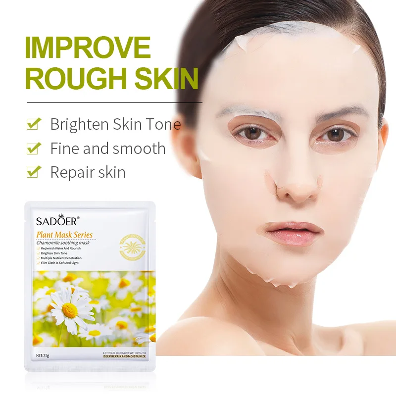 8pcs SADOER Fruits Face Mask Beauty Facial skincare Masks Moisturizing Firming Hydrating Facial Mask Face Care Korean Cosmetics