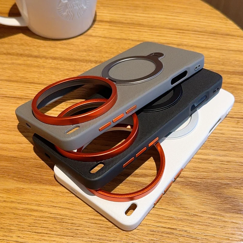 Magnetic Rotating Stand Holder PU Leather Phone Case - Pure Color Design