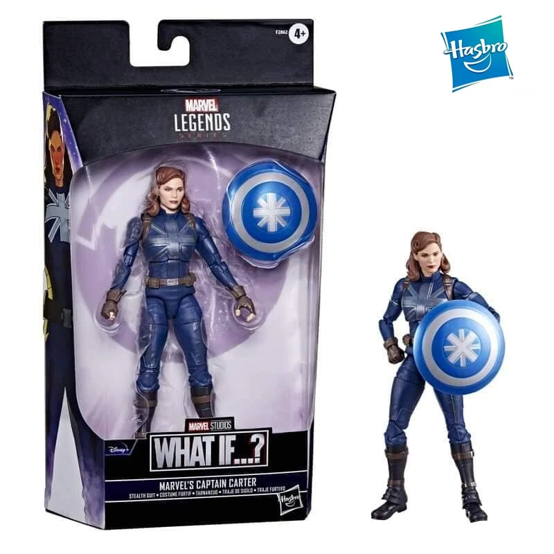 

Hasbro Marvel Avengers Captain America Agent Carter 6 Inches Action Figure Comics Toys Doll Model PVC Collectible Model Doll