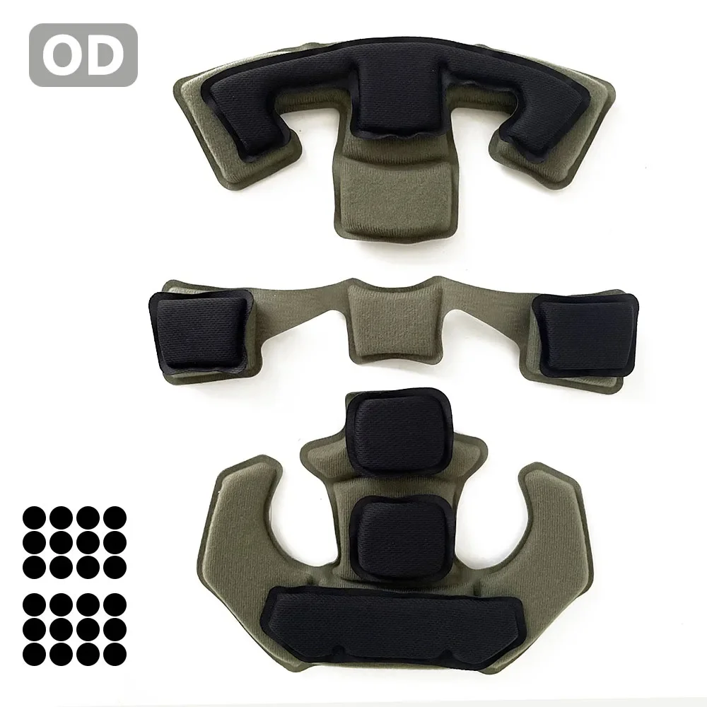 ACH Helmet Liners 39-Piece Helmet Pad Replacement Set - Customizable ...