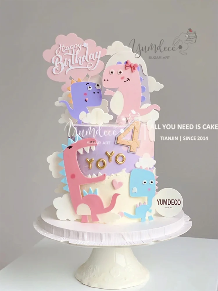 72 stuks taartdecoratie dinosaurus taartdecoratie verjaardag jongen taarttoppers dino cupcake topper taarttopper taartopzetstuk tandenstoker muffin decoratie voor baby's van 1, 2 en 3 jaar