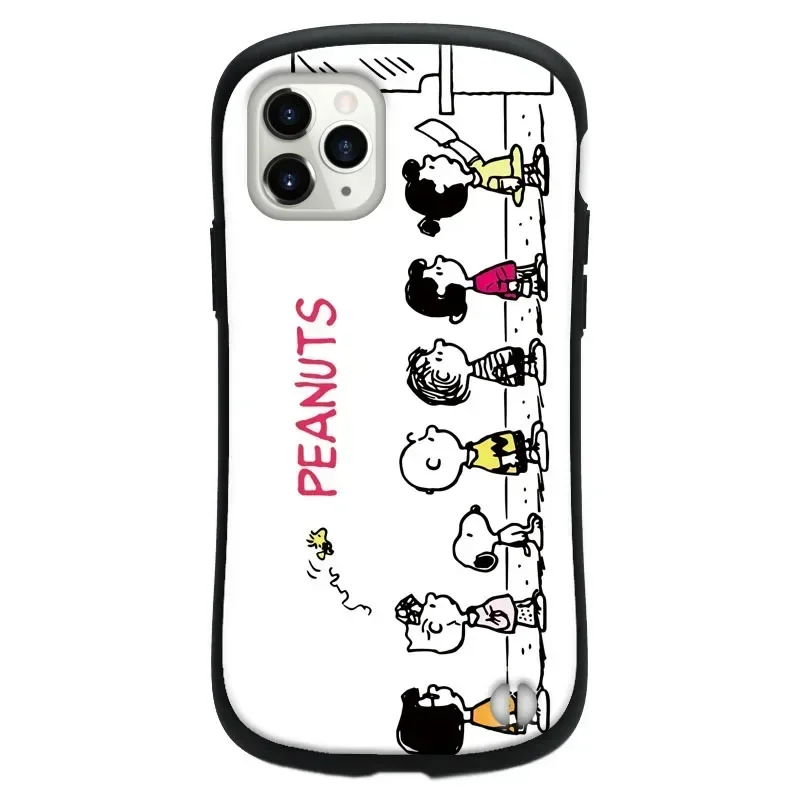 thumbnail image 1 of Funda de teléfono de línea completa Snoopy Charlie Brown para iPhone 14 13 12 11 Pro Max 14 7 8 Plus X XS Max XR Nueva funda linda de cintura delgada, 1 of 5
