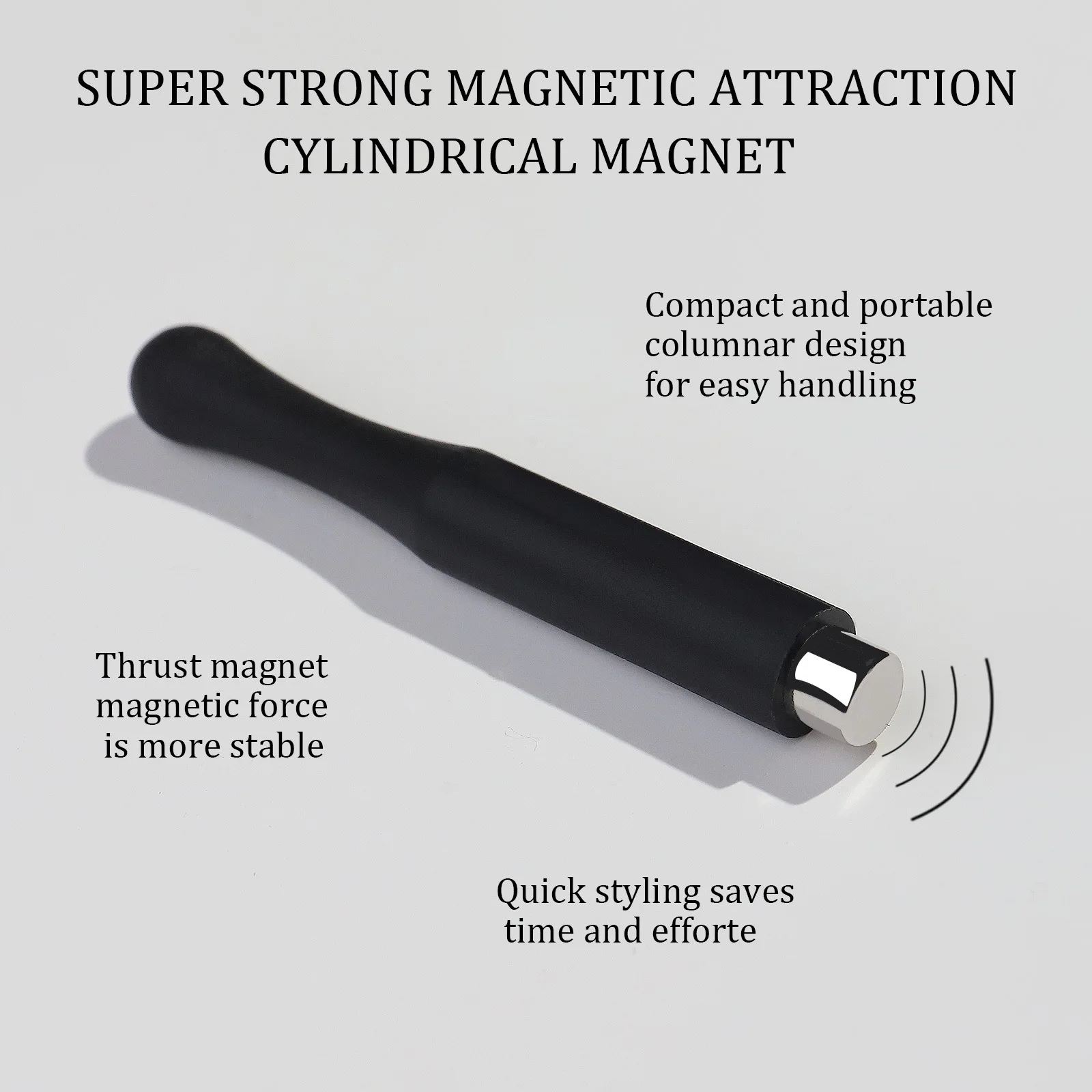 Magnetic Nail Art Tools Nail Art Cylinder Magnet for UV/LED Gel Special Designed Silicone Case Strong Nail Magnetic Stick Convenient Manicure Tools