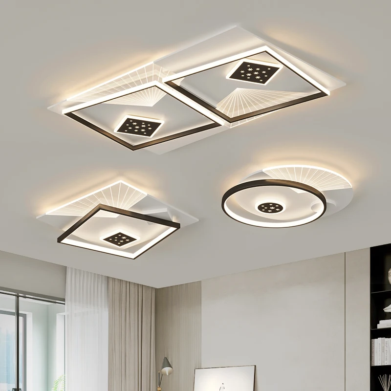 

Indoor Modern LED Ceiling Light For Living Room Bedroom Nordic Lighting Minimalist Balcony Corridor Square Round Ceiling Lamp