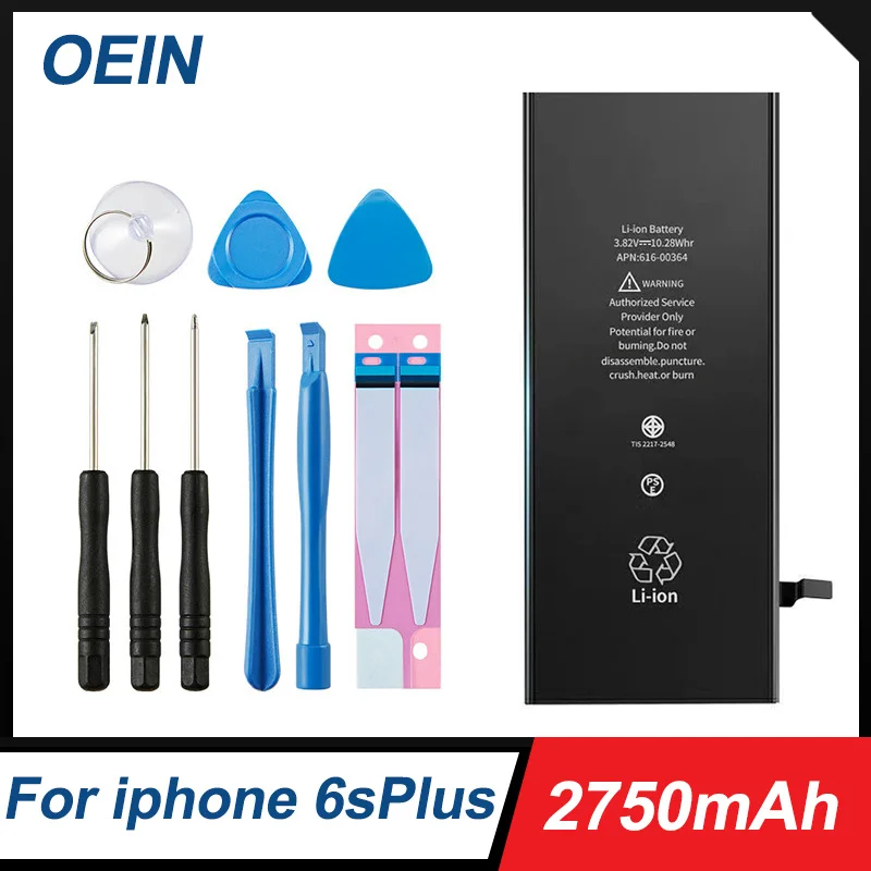 

Аккумулятор OEIN для телефона iPhone 6s Plus 6sp, 2750 мАч