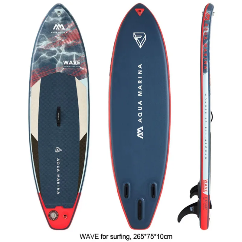 Aqua Marina Sup Board Paddle Gonfiabile Surf Stand Up Sap Padling Raft Ideale Per Principianti Youth Paddle Board Wave 2022