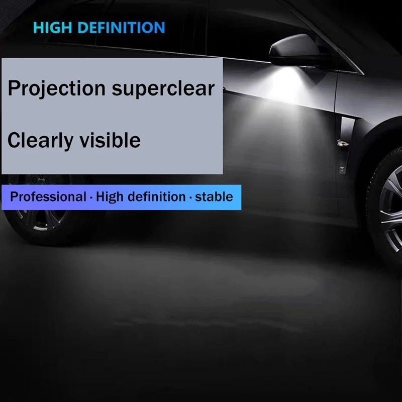 

For Jaguar XE XF XJ XK LED Side Puddle Laser-Rearview Mirror Projector Lamp Welcome Light