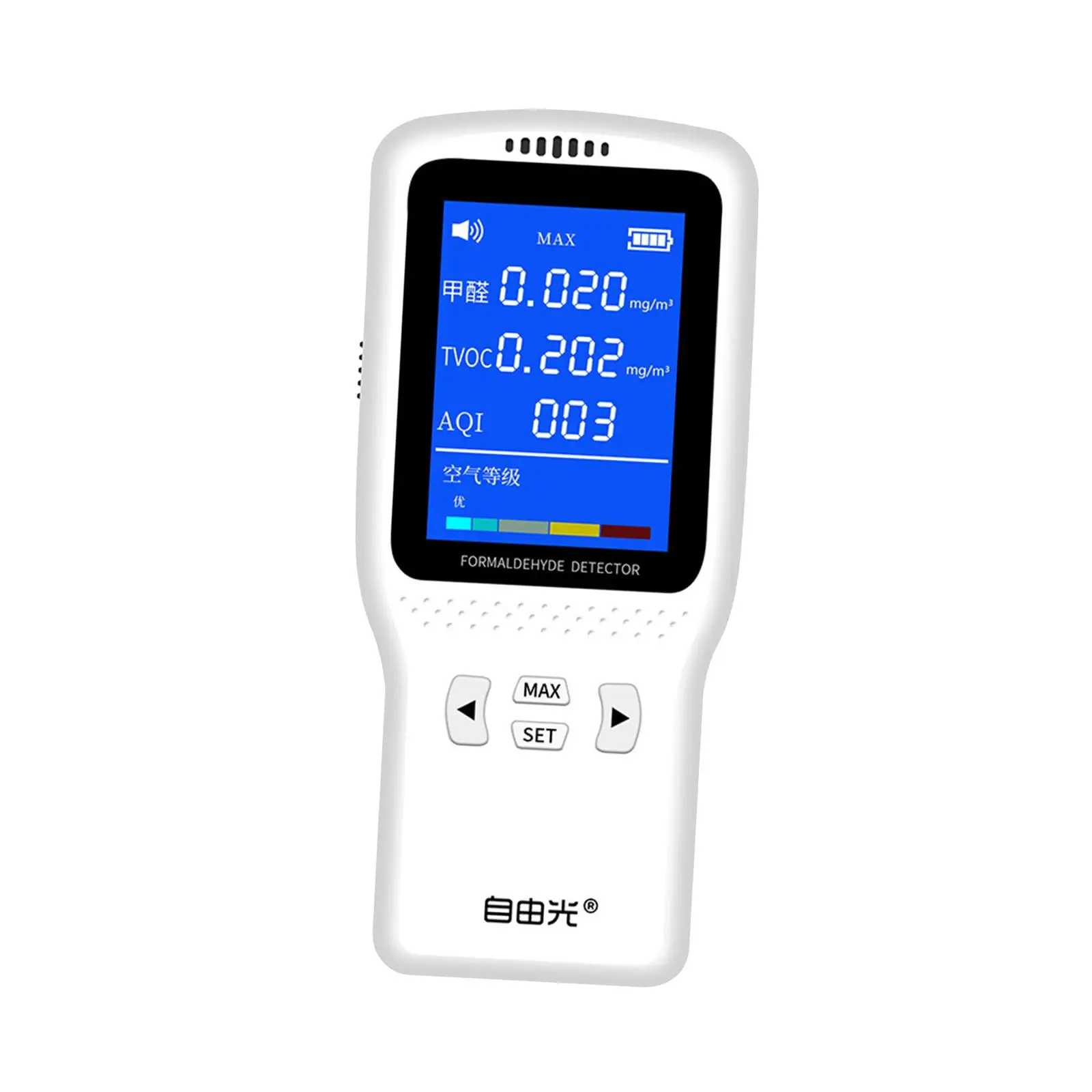 Air Quality Tester Multifunctional Real Time Monitor for Hotel Office Car