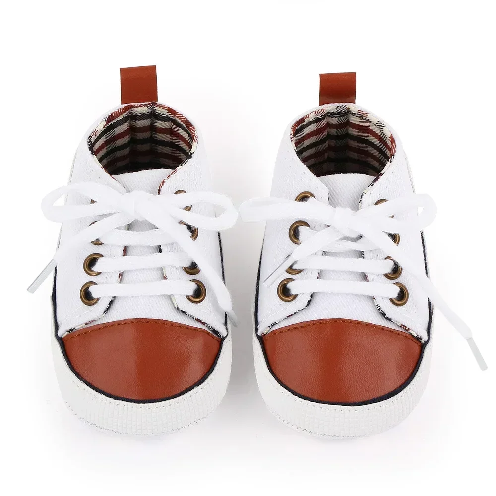 Print Canvas Baby Sports Sneakers For Newborn Baby Boys Girls First Walkers Shoes Infant Toddler Soft Sole Baby Shoes 6