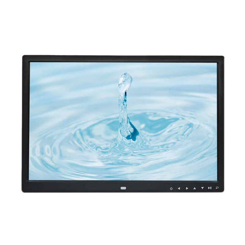 

12-дюймовая цифровая фоторамка, многофункциональный HD 1280X800 с нажимной кнопкой, электронный фотоальбом, вилка стандарта США