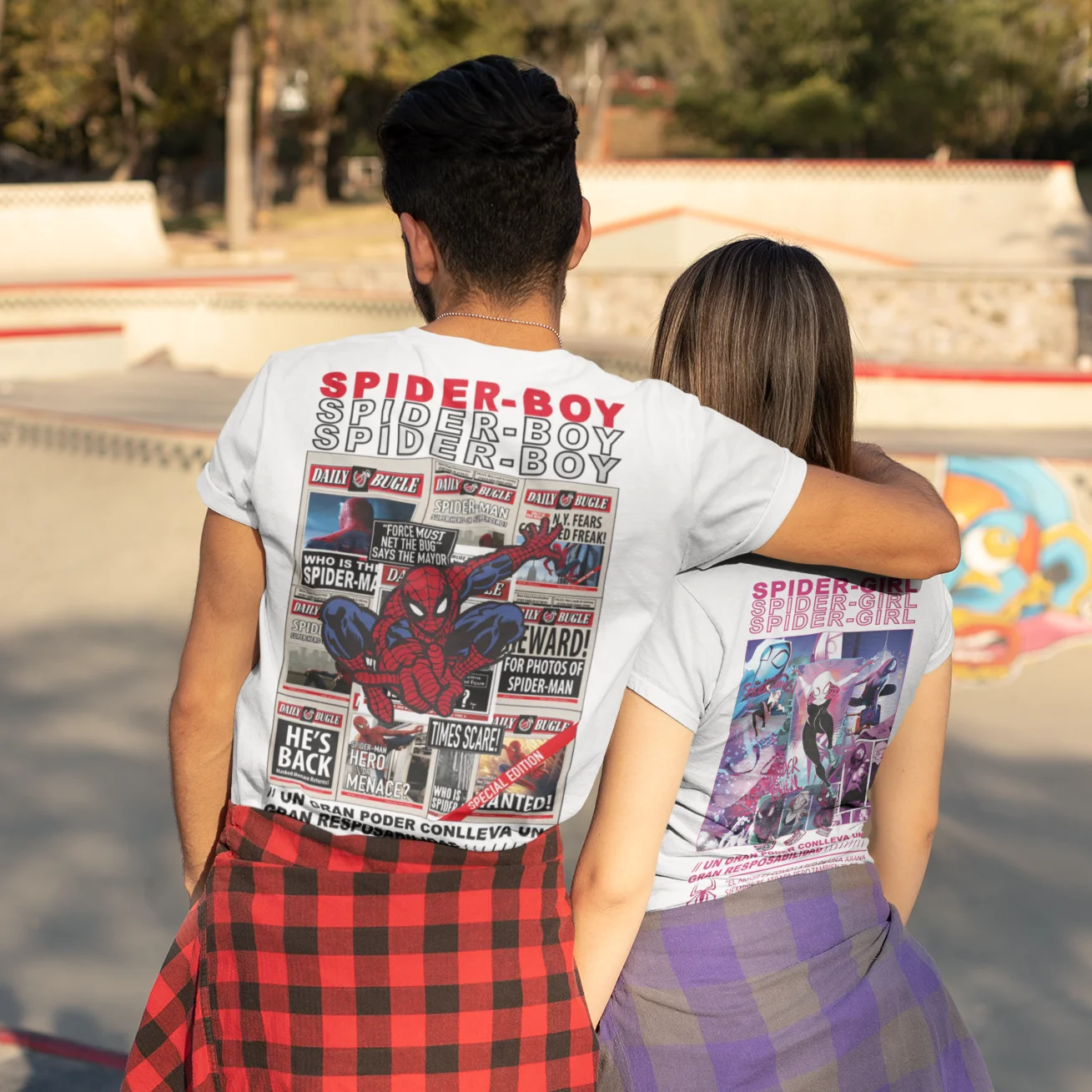Spiderman Para Parejas Playeras De Superheroes En Pareja Marvel