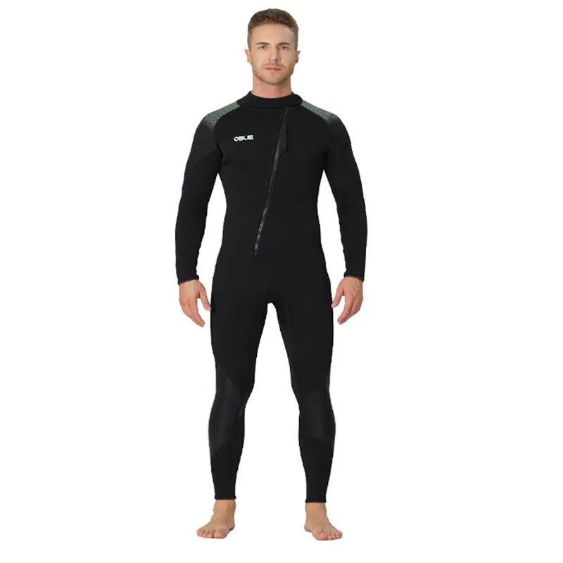 3MM Wetsuits Men Neoprene Zipper Diving Surfing Swimming Full Suits Cold Water Keep Warm Water Sports Full Diver Suit