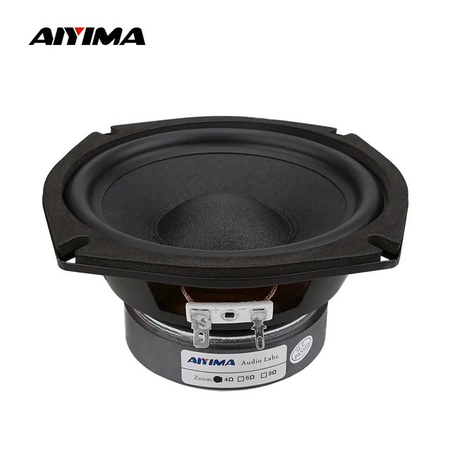 AIYIMA 1PC 5.25 Inch Subwoofer Speaker Sound Driver 4 8 Ohm 120W Speaker Column Home Theater Hifi Power Woofer Music Loudspeaker