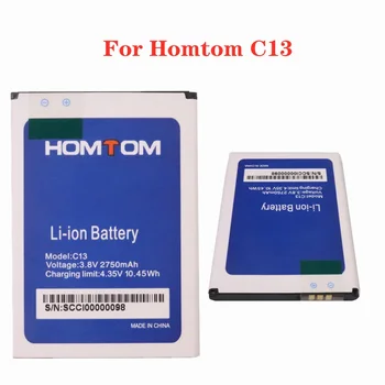 New Original 2750mAh Phone Battery For HOMTOM C13 C 13 High Quality Smartphone Battery Bateria In Stock With Tracking Number