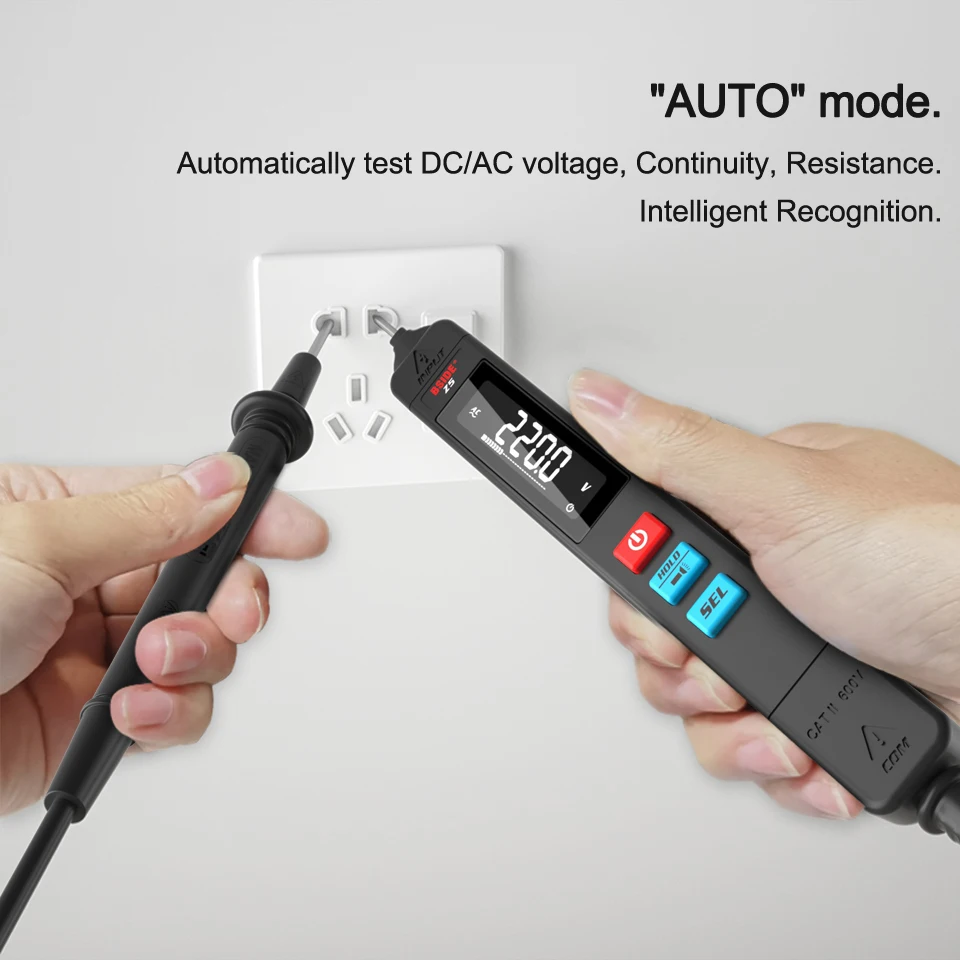 BSIDE ο  Ƽ  Ʈ  ׽ Autoranging 6000 DC AC  ĿнϽ Ohm NCV Hz ̿ Ӽ ̺ 