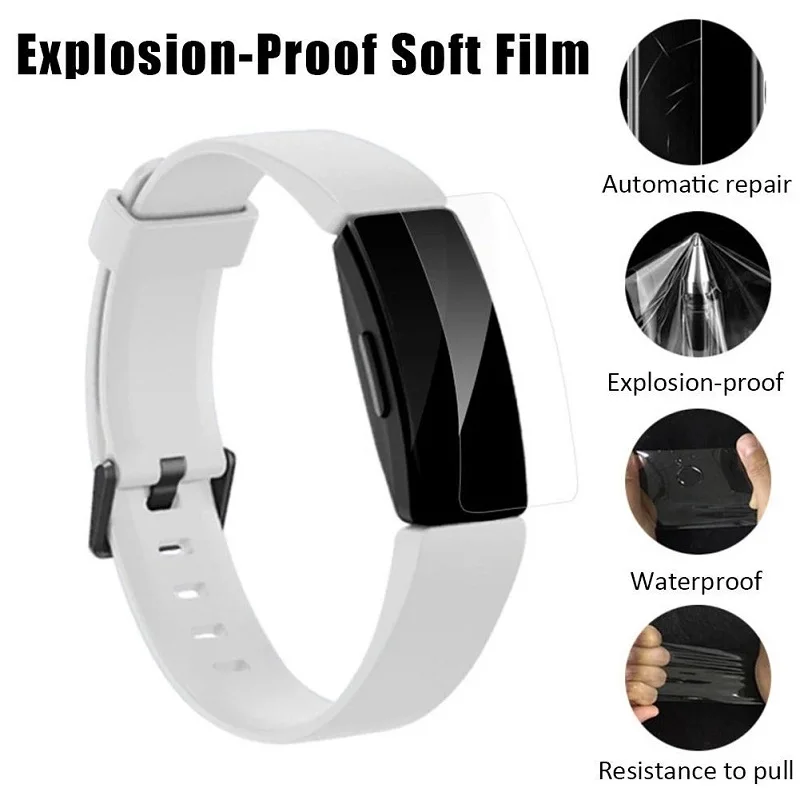 Full Screen Protector for Fitbit Inspire 3 2 Film Protector for Fitbit Inspire 3 2 Inspire HR Luxe Hydrogel Film Foil