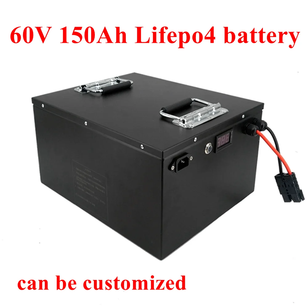 

60V 100Ah 120Ah 150Ah Lifepo4 Lithium Battery For Ebike Solar Energy Storage Base Station UPS Signal Tower Golf Carts RVs EV