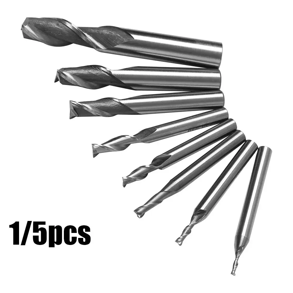 Wood Cutter Tools 2 Flute End Mill Cutter Milling Cutters CNC Straight Shank
