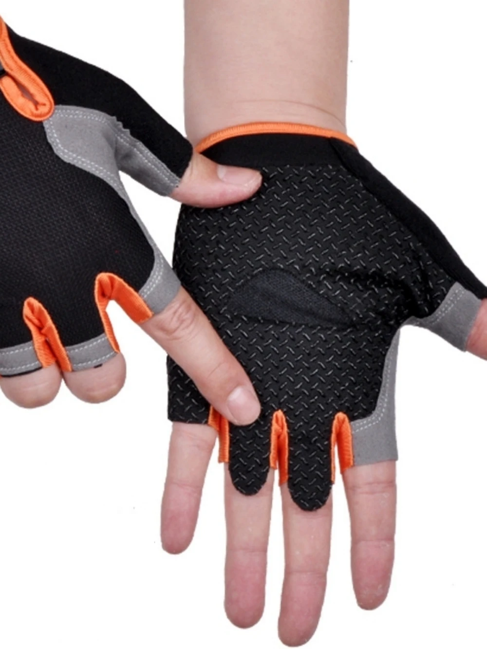 Half Finger Anti Slip Cycling Fitness Gloves Men Women Anti-Sweat Breathable Shock Riding Glove Exercise Sports Gloves